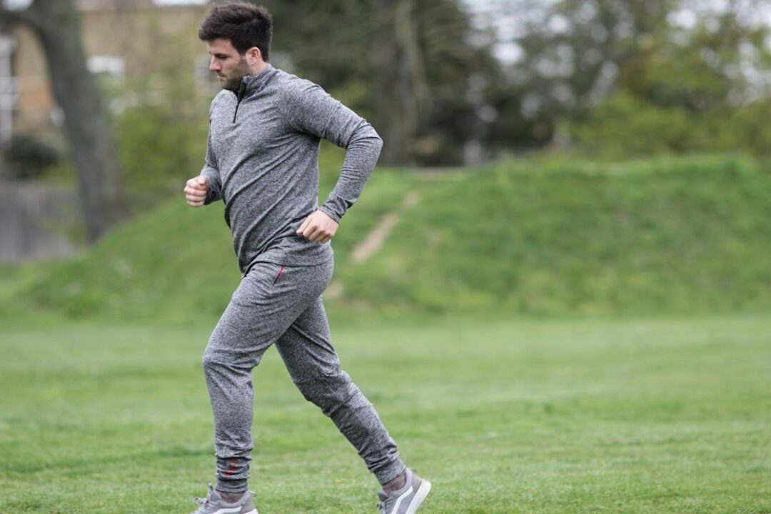 athlete running outdoors